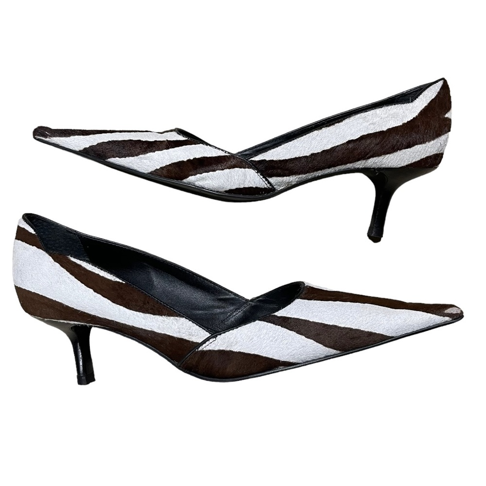 SOLD — Pony Hair Kitten Heels
